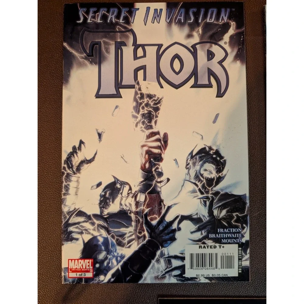 SECRET INVASION: THOR (2008) #1-3 COMPLETE SET LOT FULL RUN BETA RAY BILL MARVEL